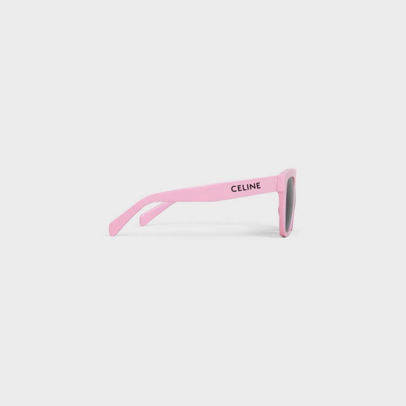 Celine Monochroms 03 in Acetate Sunglasses Light Pink | CL-592419