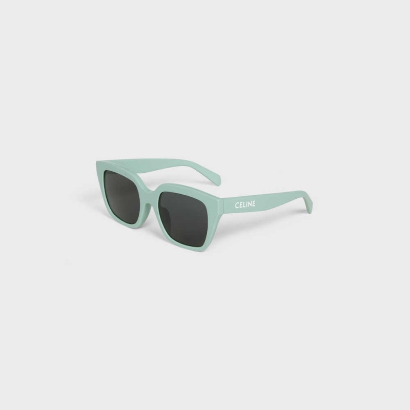 Celine Monochroms 03 in Acetate Sunglasses Mint | CL-592418