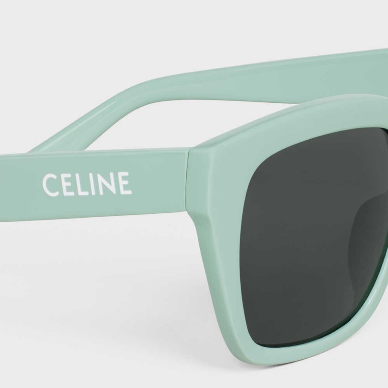 Celine Monochroms 03 in Acetate Sunglasses Mint | CL-592418