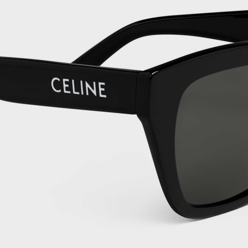 Celine Monochroms 03 in Acetate Sunglasses Black | CL-592417