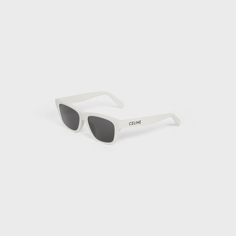 Celine Monochroms 05 in Acetate Sunglasses White | CL-591748