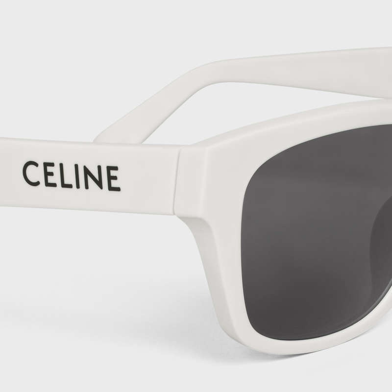 Celine Monochroms 05 in Acetate Sunglasses White | CL-591748