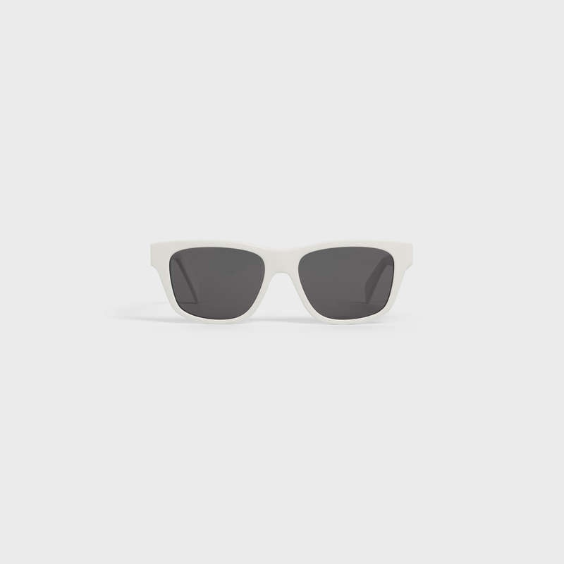 Celine Monochroms 05 in Acetate Sunglasses White | CL-591748