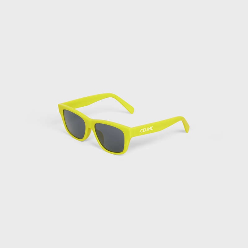 Celine Monochroms 05 in Acetate Sunglasses Neon Yellow | CL-591747