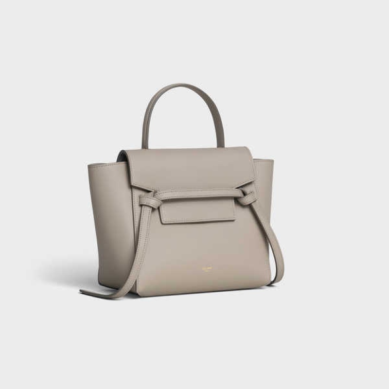 Celine Nano in grained calfskin Belt Bag Light taupe | CL-593058