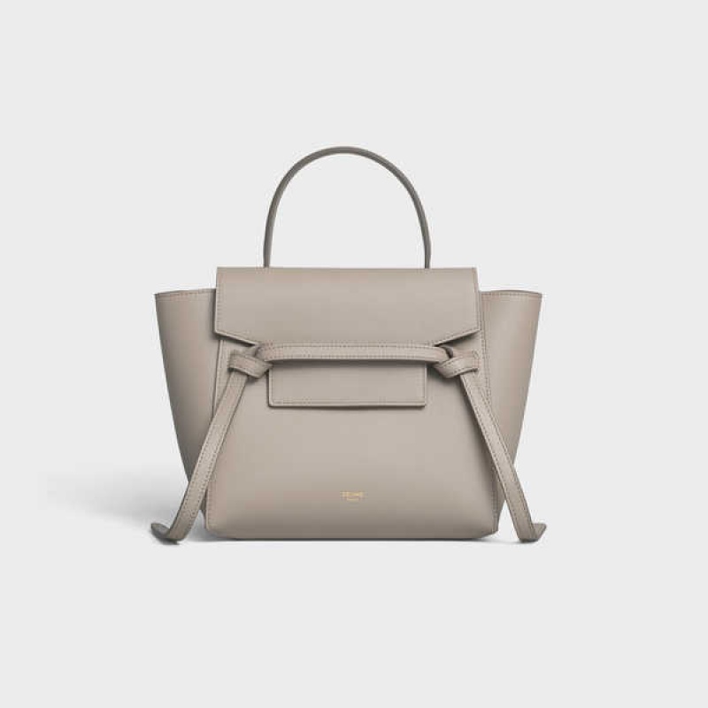 Celine Nano in grained calfskin Belt Bag Light taupe | CL-593058