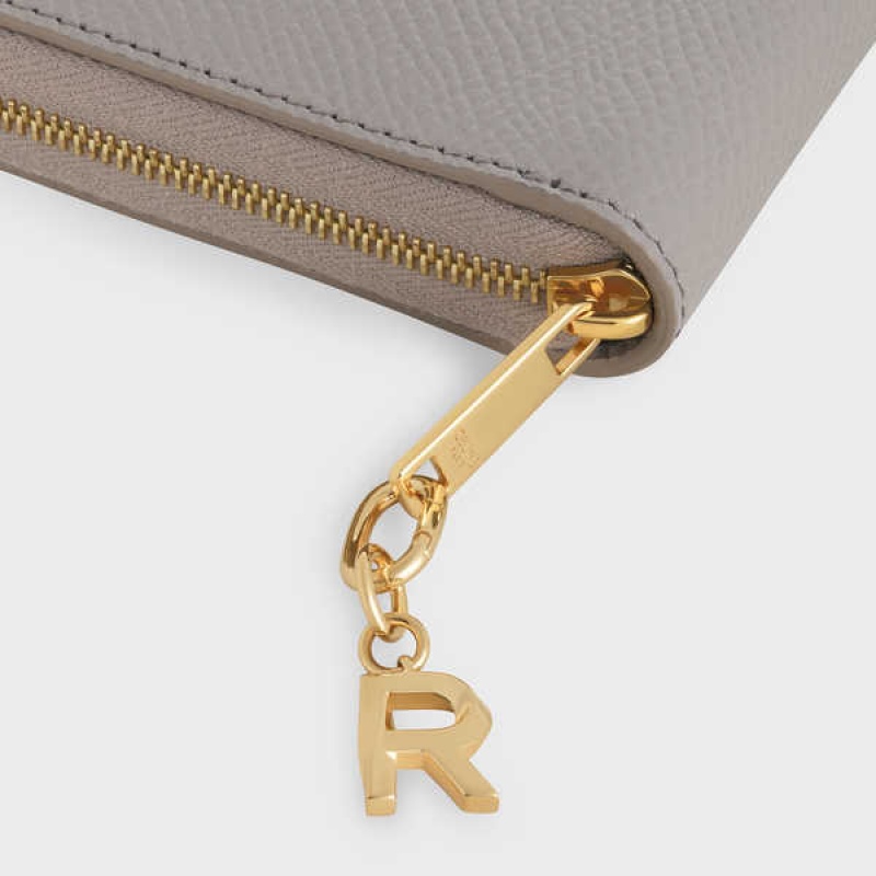 Celine R CHARM in Brass Leather Goods Accessories Gold | CL-592937