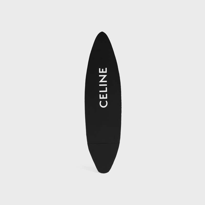 Celine SHORTBOARD with celine BLACK LOGO IN RESIN AND FIBERGLASS Lifestyle White / Black | CL-591681