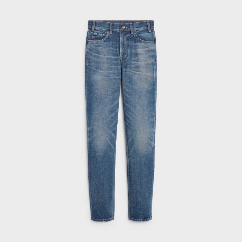 Celine SLIM JEANS IN DARK UNION WASH DENIM Pants DARK UNION WASH | CL-592726