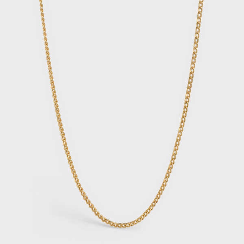 Celine Separables Chain in Brass with Gold Finish Necklaces Gold | CL-592262