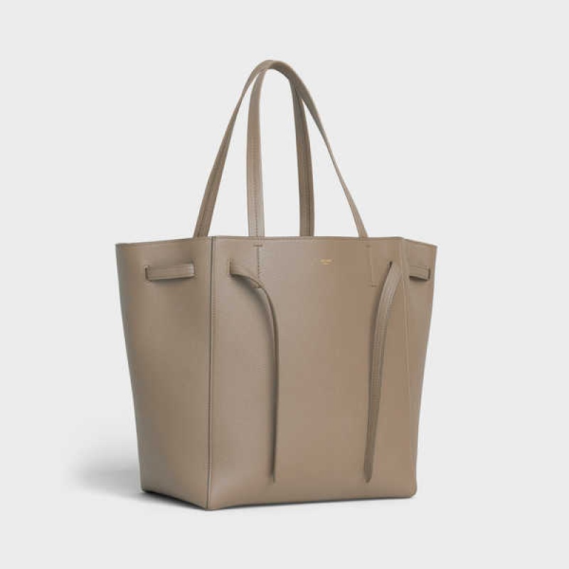 Celine Small Phantom in soft grained calfskin Cabas Taupe | CL-593093