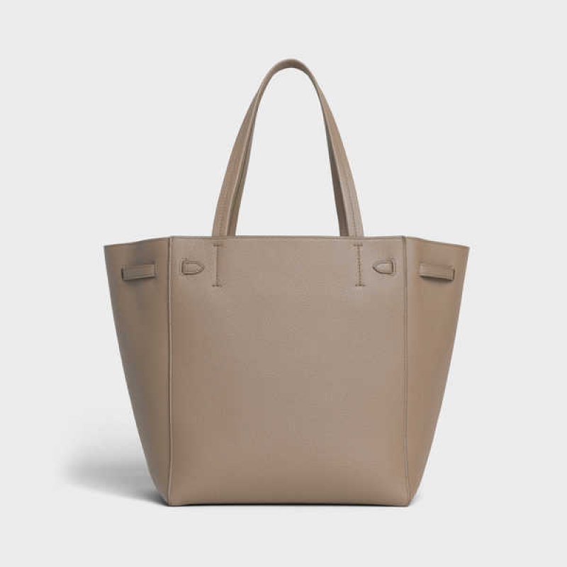 Celine Small Phantom in soft grained calfskin Cabas Taupe | CL-593093