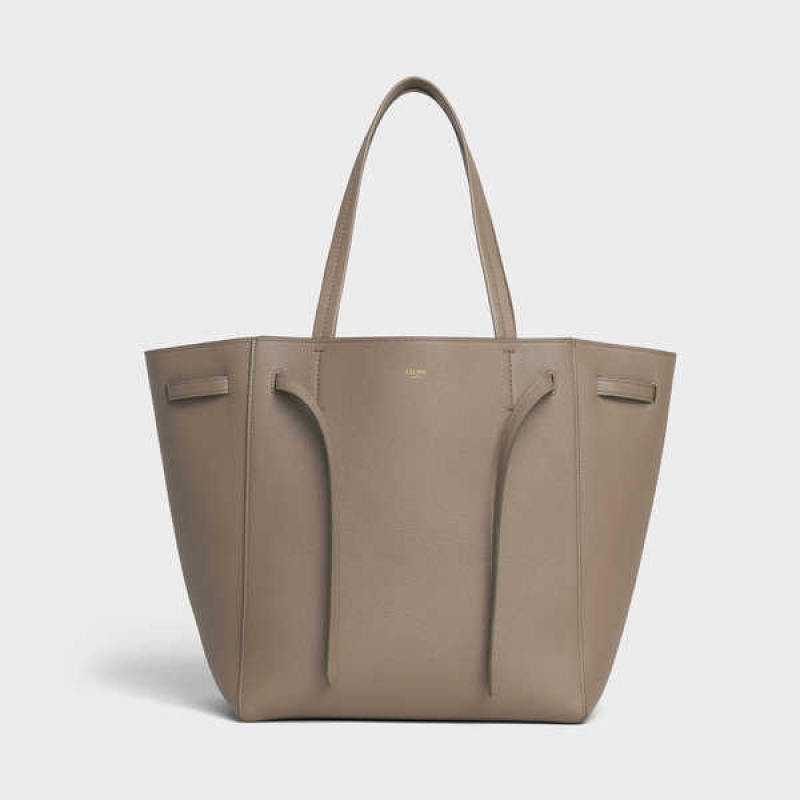 Celine Small Phantom in soft grained calfskin Cabas Taupe | CL-593093