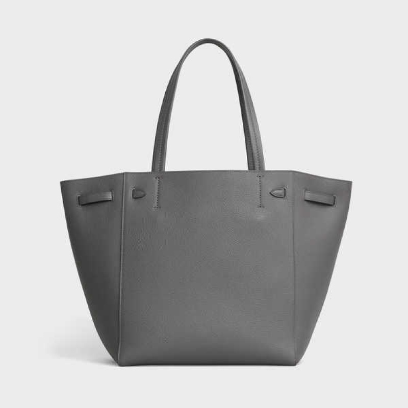 Celine Small Phantom in soft grained calfskin Cabas Grey | CL-593092