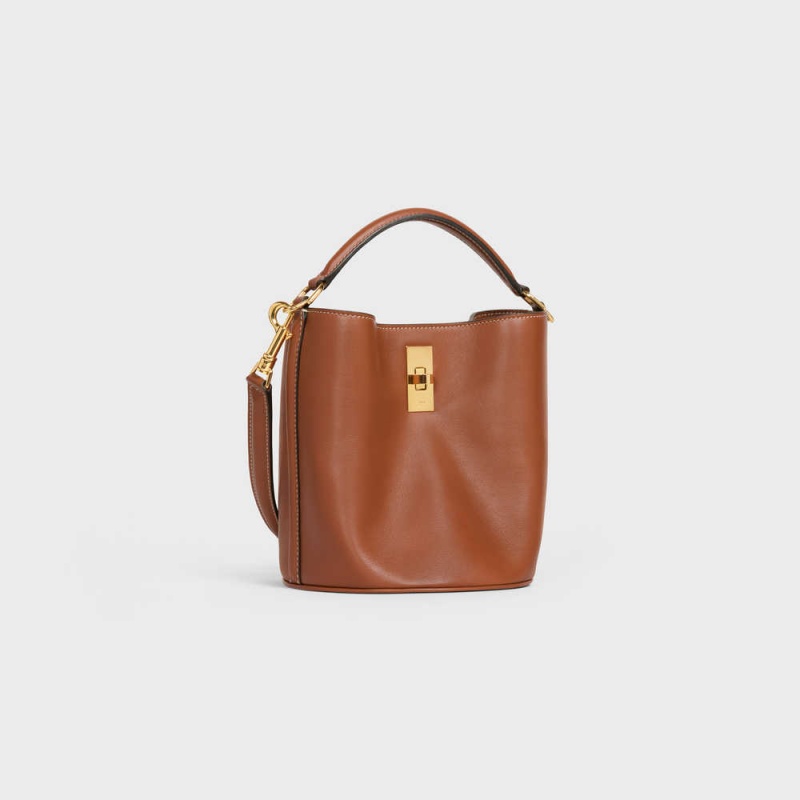 Celine TEEN BUCKET in Smooth Calfskin 16 Tan | CL-593259