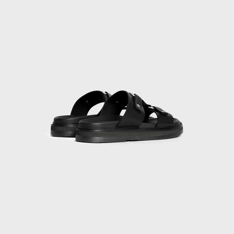 Celine TIPPI in CALFSKIN - VEGETAL TANNING Sandals Black | CL-591888