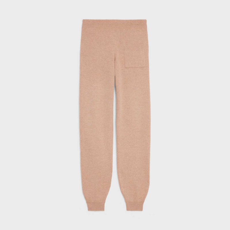 Celine TRACK IN CASHMERE WOOL Pants Camel | CL-592753