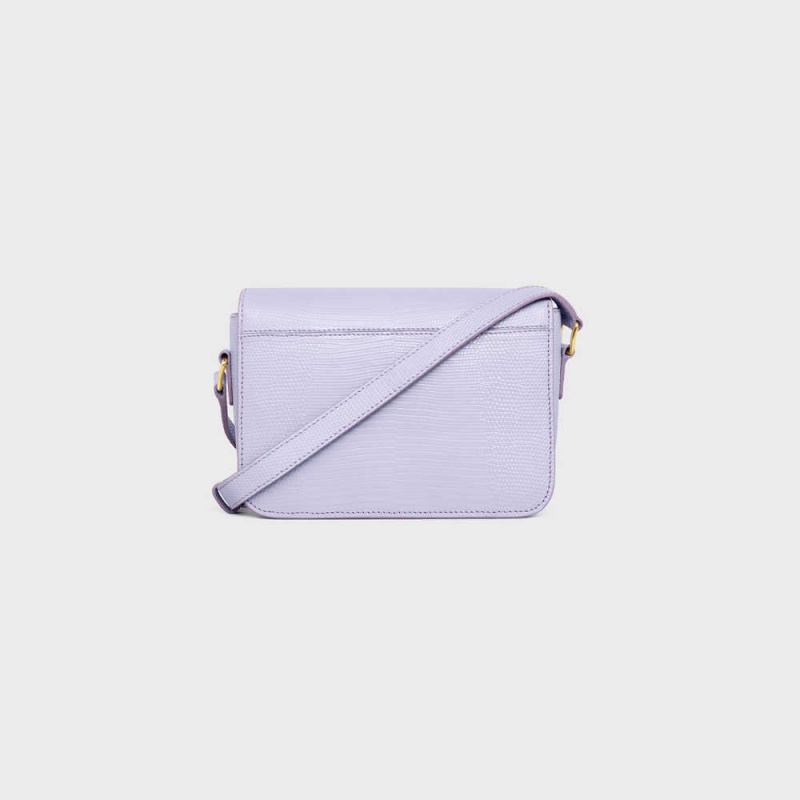 Celine Teen Bag in lizard Triomphe Light Lavender | CL-593216