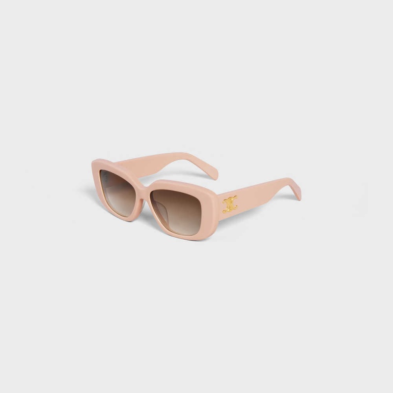 Celine Triomphe 04 in Acetate Sunglasses Nude | CL-592394