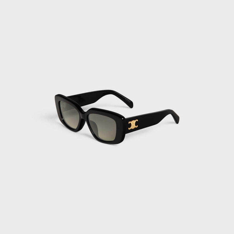 Celine Triomphe 04 in Acetate Sunglasses Black | CL-592391