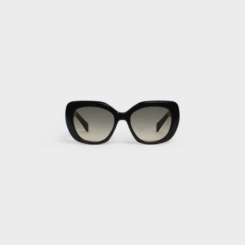 Celine Triomphe 06 in Acetate Sunglasses Black | CL-592405