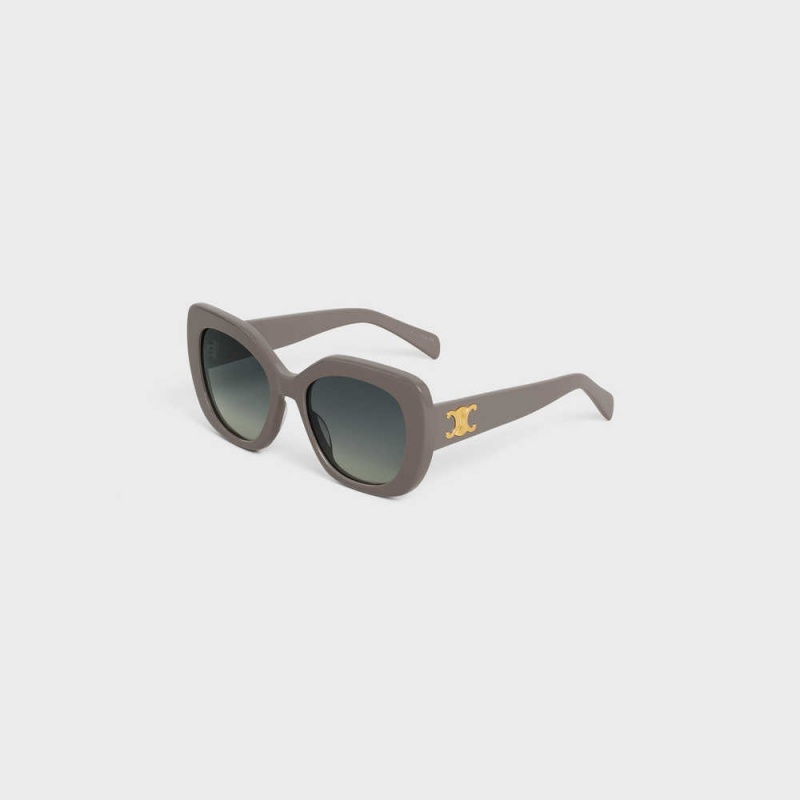 Celine Triomphe 06 in Acetate Sunglasses Grey | CL-592384