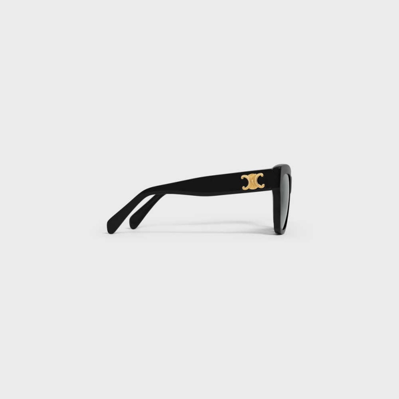 Celine Triomphe 09 in Acetate Sunglasses Black | CL-592388