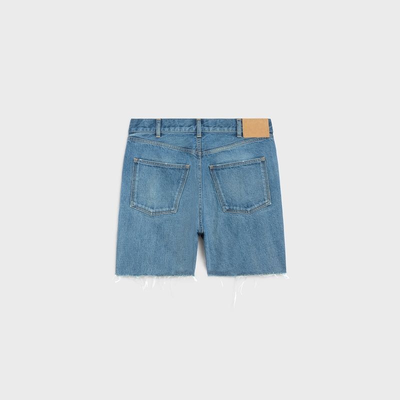 Celine WESLEY IN UNION WASH DENIM Shorts VINTAGE UNION WASH | CL-592072