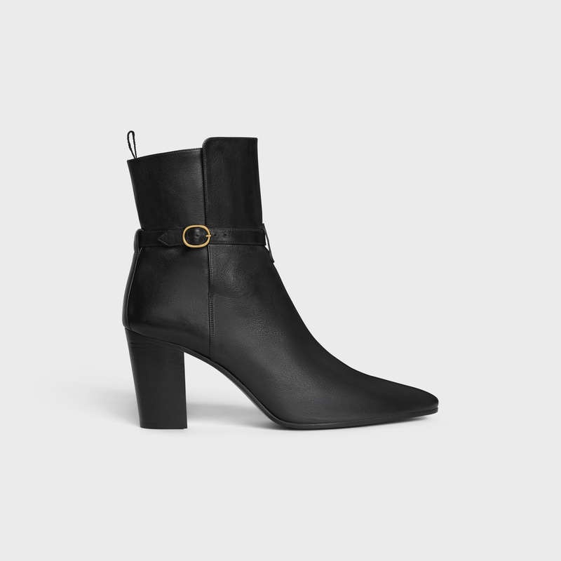 Celine WILTERN JODHPUR in CALFSKIN Boots Black | CL-591870