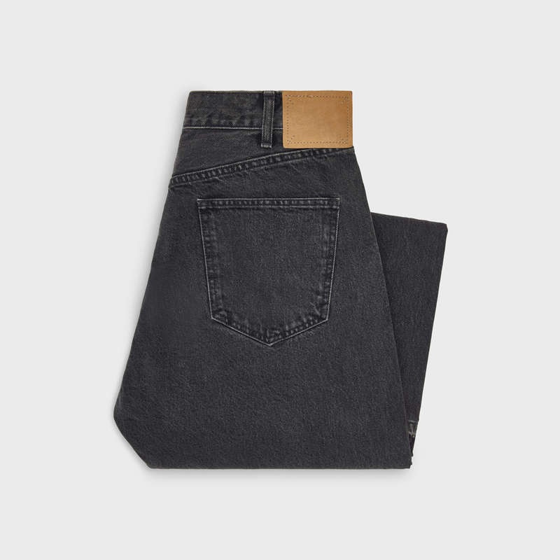 Celine Wesley jeans in charcoal wash denim Pants Charcoal Wash | CL-592052