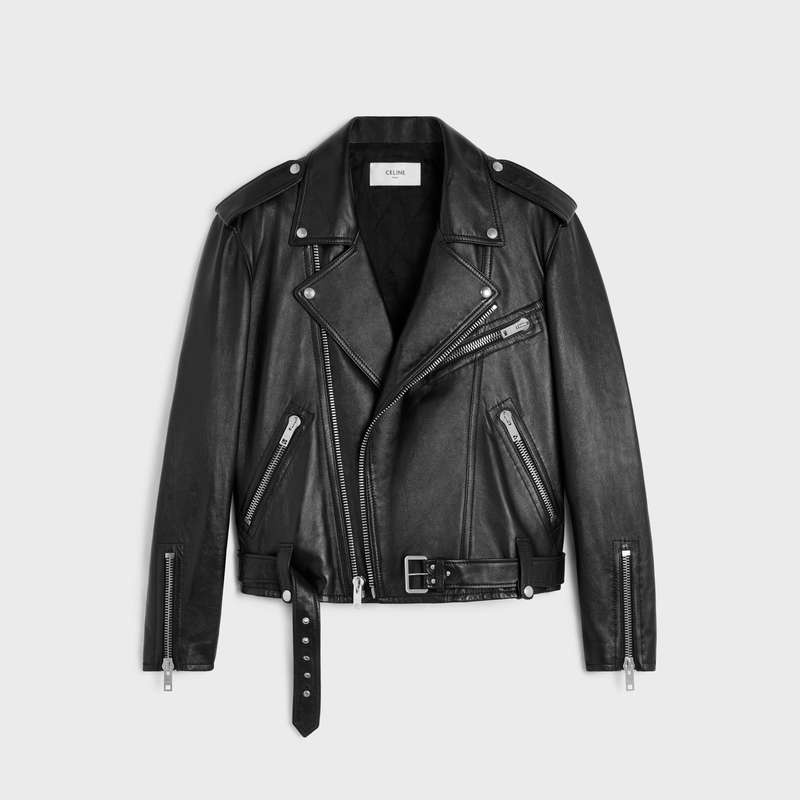 Celine biker in soft Leather Black | CL-591916