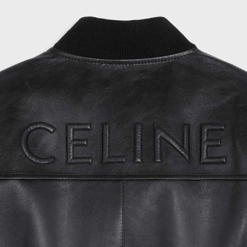 Celine blouson in soft Leather Black | CL-591926