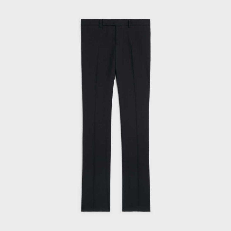 Celine dylan tux in mohair and silk Pants Black | CL-592734