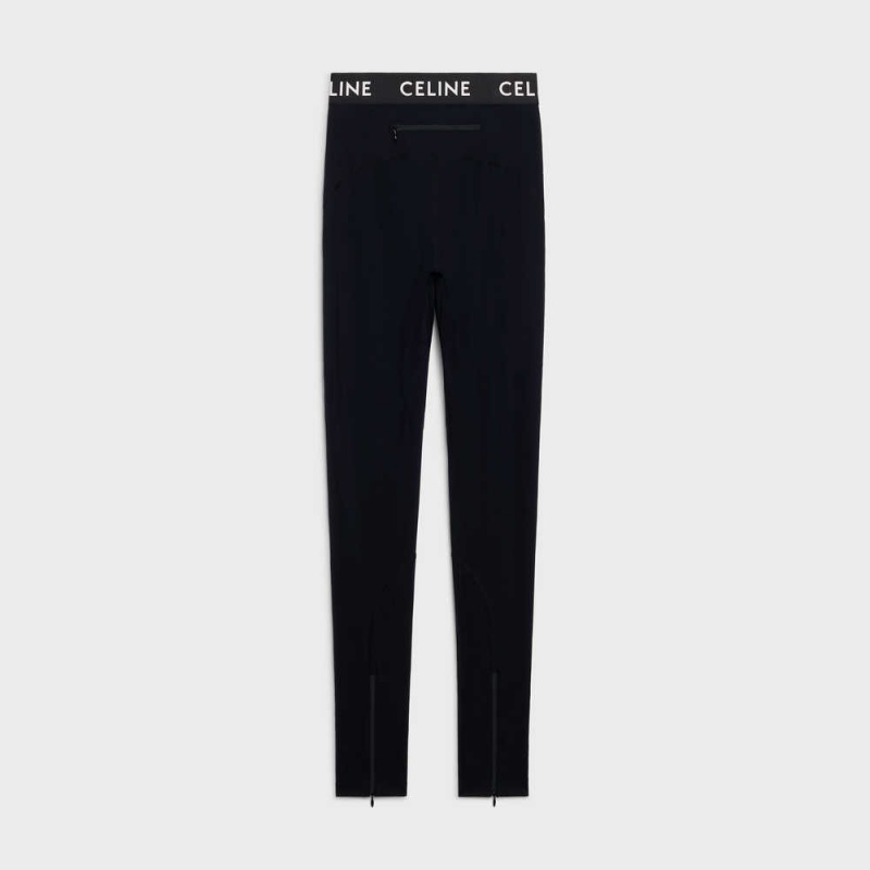 Celine leggings technical jersey Shorts Black | CL-592754