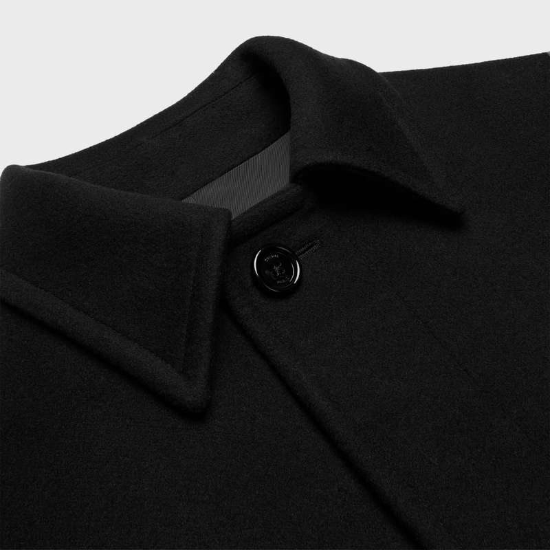 Celine mac in double face cashmere wool Coats Black | CL-591976