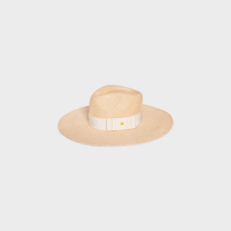 Celine pANAMA in straw Hat Natural / Light Beige | CL-592346