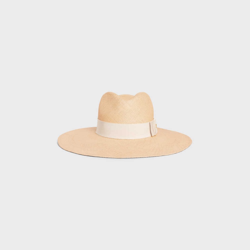 Celine pANAMA in straw Hat Natural / Light Beige | CL-592346