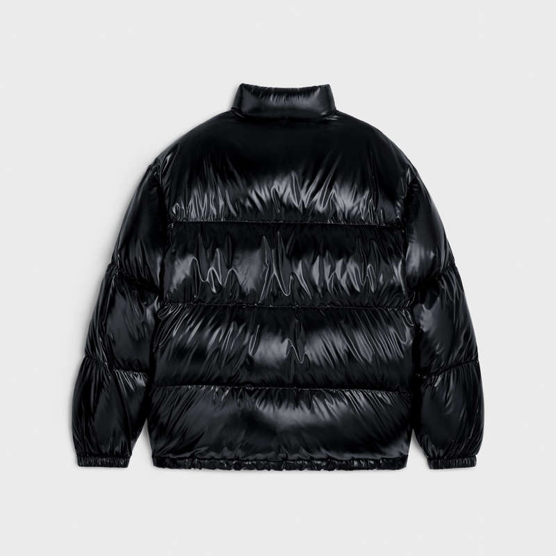 Celine puffer in lightweight nylon Blousons Black | CL-591971