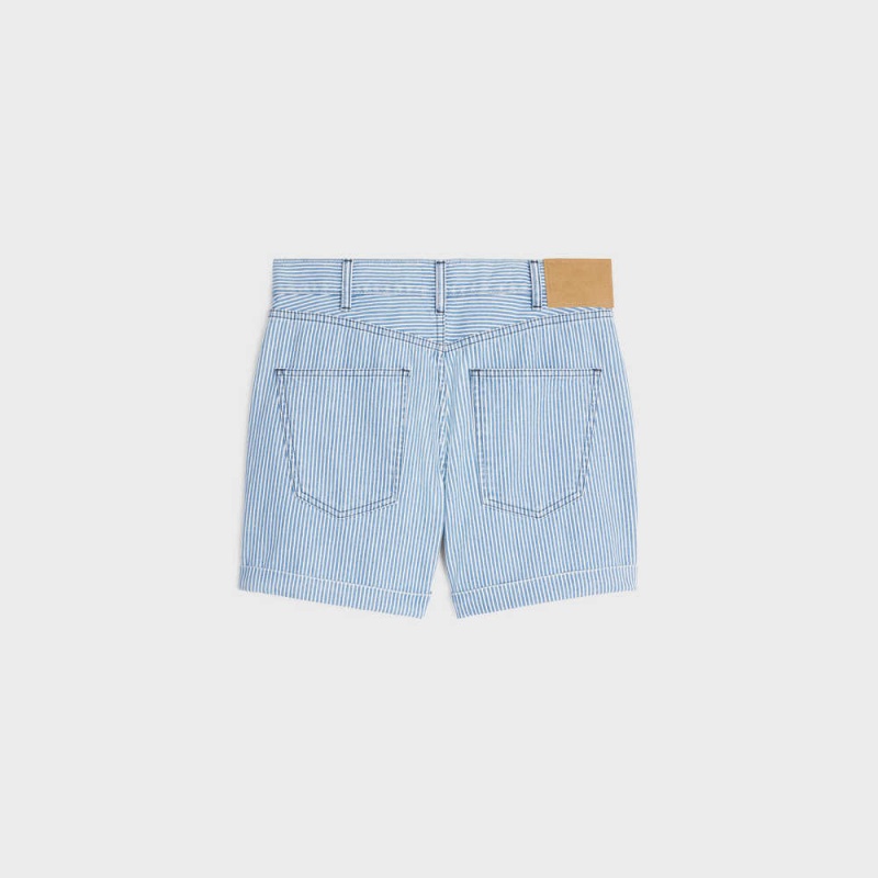 Celine suzanne in cotton hickory Shorts WAVE WASH | CL-592745